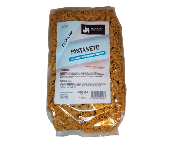 Ditalini keto 500g Scatola da 16 pezzi