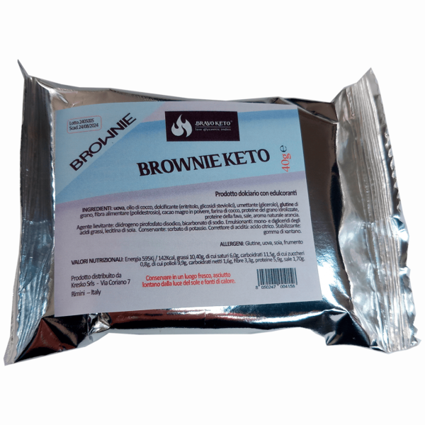 Brownie keto 40g Scatola da 42 pezzi