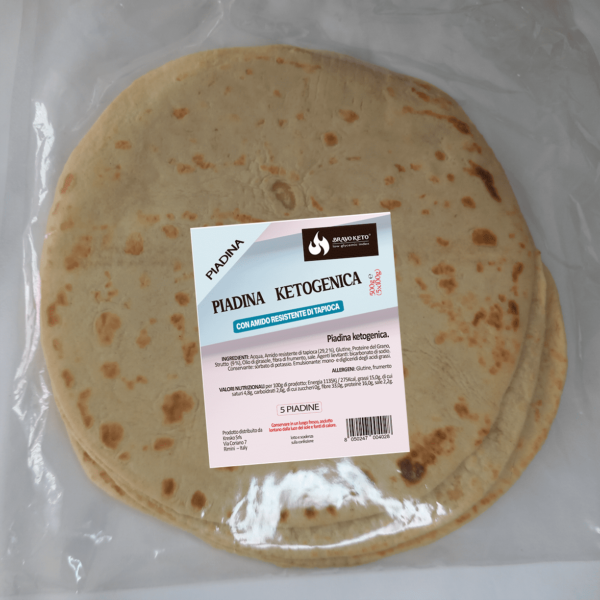Piadina keto 500g Scatola da 10 pezzi