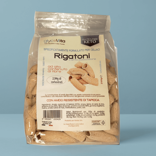 Rigatoni ketogenici SG 250g - Scatola da 20 pezzi